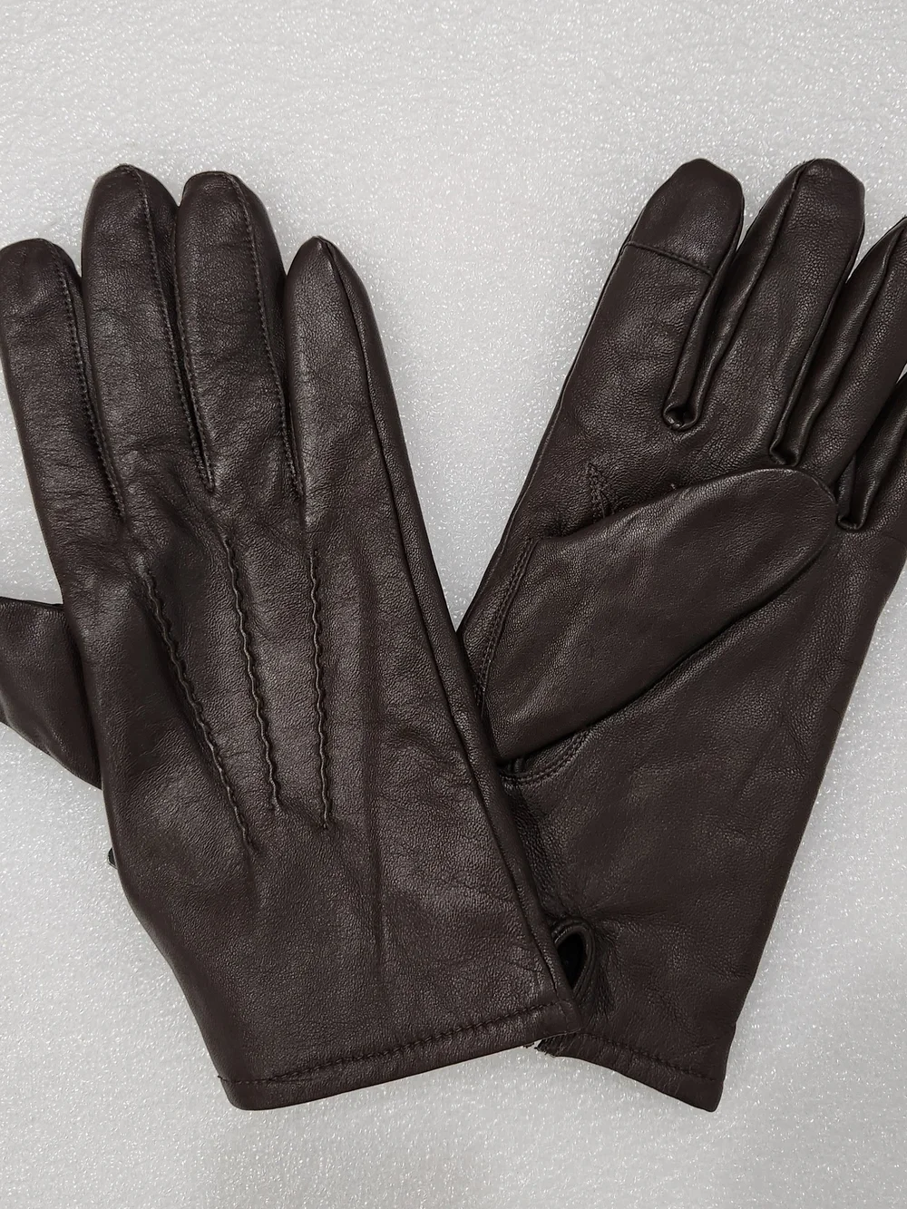 Merona Womens Dark Brown Leather Thinsulated Gloves